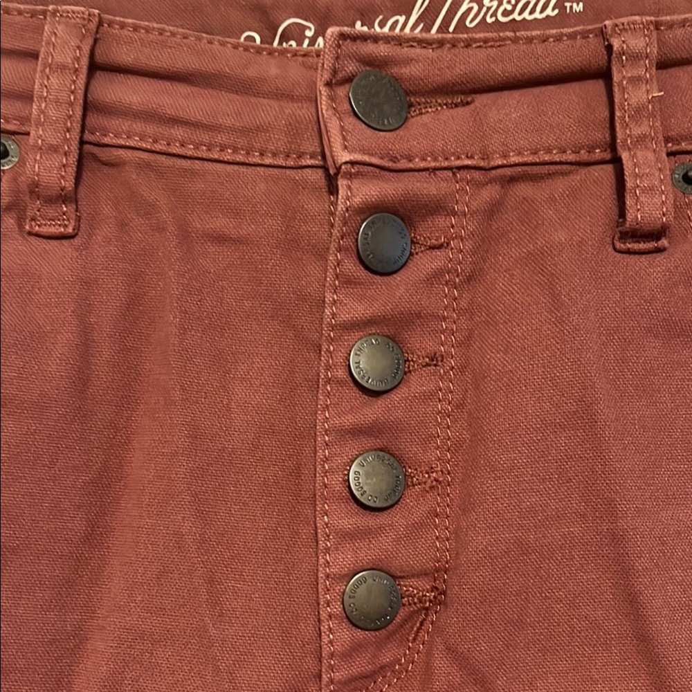 Universal Thread High Waist Rust Shorts - Picture 3 of 5